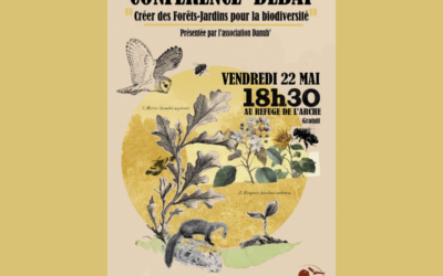 Conférence-débat « Créer des forêts-jardins pour la biodiversité » par l&rsquo;association Danub&rsquo;